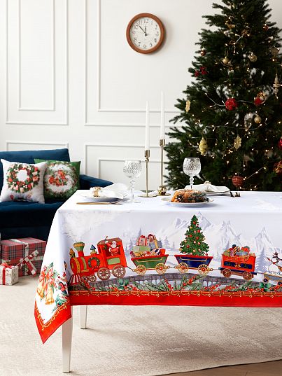 Скатерть Mia Cara Поезд в сказку