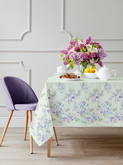 Комплект скатерть рогожка + 6 салфеток "Euphoria", Mia Cara