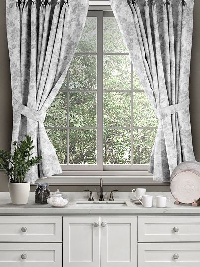 Комплект штор Унисон Grey jacquard