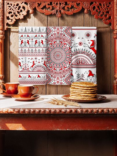 Комплект полотенец Унисон Мезенская