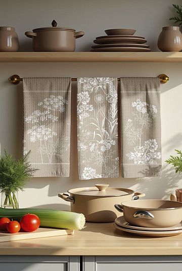 Комплект полотенец Унисон Пастельный сад