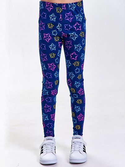 Брюки LEGGINGS Темно-синий Звезды, Juno