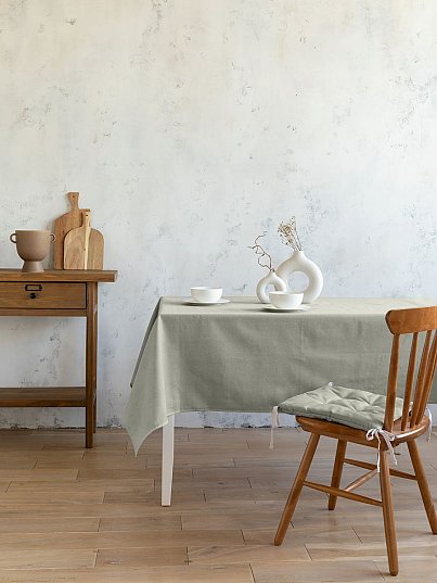 Комплект скатерть рогожка + 6 салфеток "Basic", Унисон