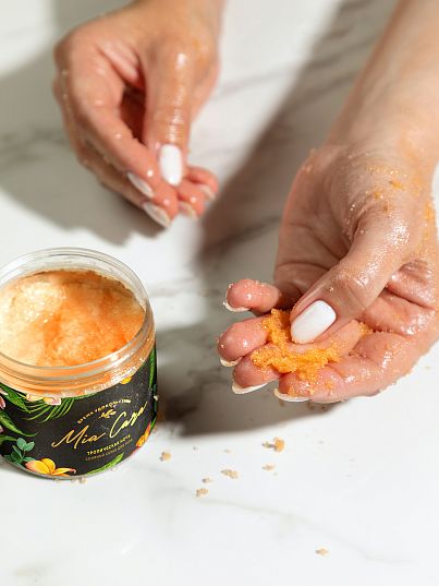 Соляной скраб для тела Тропическая ночь