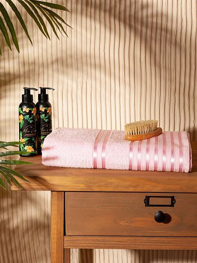 Полотенце махровое "Патрисия", розовый, Mia Cara