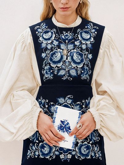 Обложка для паспорта "Унисон" Гжель