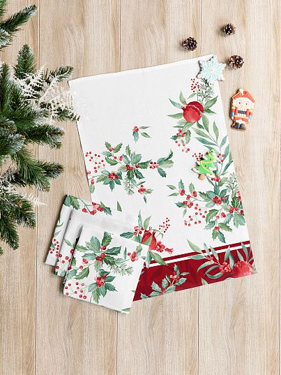 Комплект полотенец Mia Cara Зимние гранаты