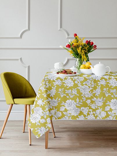 Скатерть рогожка "Bottega Verde", Mia Cara