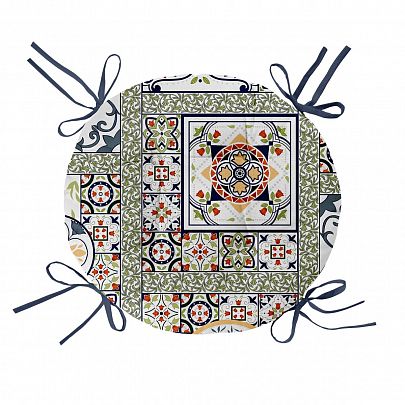 Подушка на стул Mia Cara Азулежу