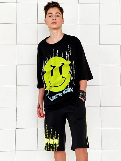 Шорты "MAD GAME", черный, Juno