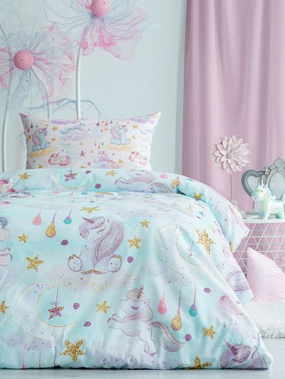 Постельное белье Сказочные единороги, Juno