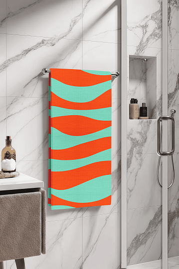 Полотенце Унисон Цветные волны