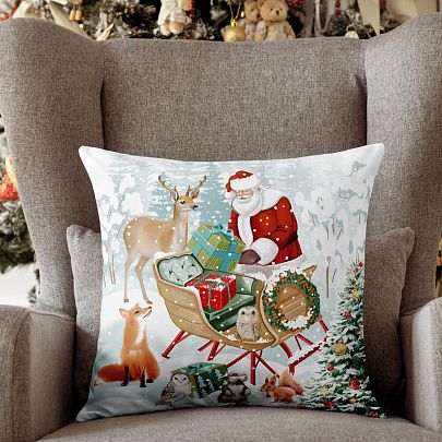 Подушка декоративная Mia Cara Дед Мороз