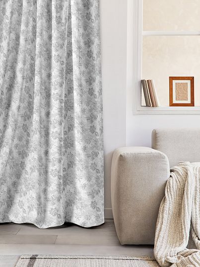 Штора Унисон Grey jacquard