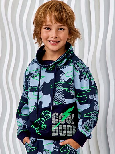 Худи с воротником-хомут "ROBOREX", серый, Juno Худи с воротником-хомут "ROBOREX", серый, Juno