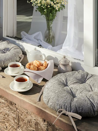 Комплект подушек на стул "Linen", Унисон