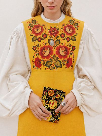 Обложка для паспорта "Унисон" Хохлома 