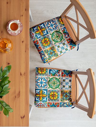 Комплект подушек на стул Mia Cara Maiolica