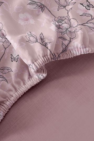 Простыня на резинке Флоранс Цветочный этюд
