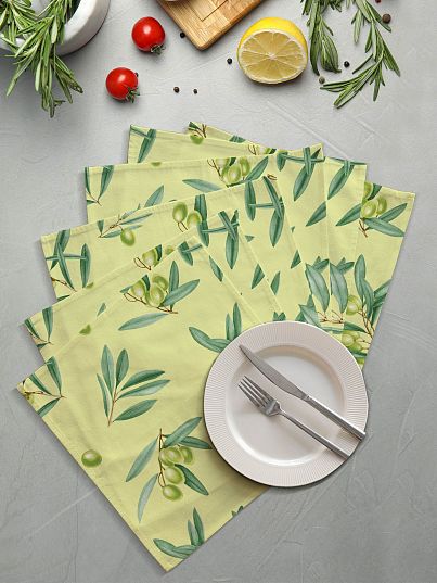 Комплект салфеток Унисон Olive