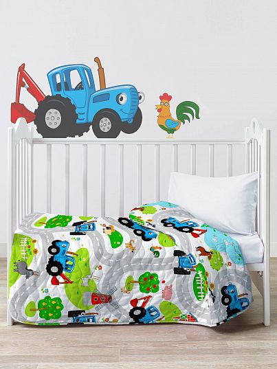 Покрывало "Синий трактор", По полям, Непоседа Покрывало "Синий трактор", По полям, Непоседа