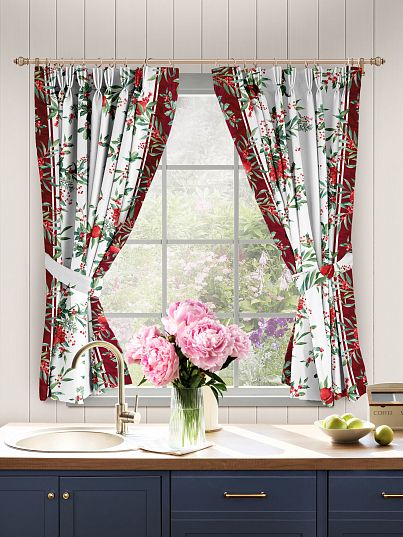 Комплект штор Mia Cara Зимние гранаты