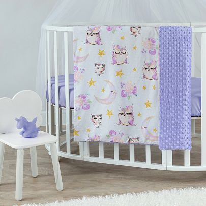 Двухстороннее плед-покрывало "Совы", Juno Двухстороннее плед-покрывало "Совы", Juno