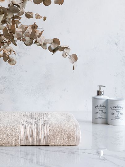 Полотенце махровое "Carlton", бежевый, Унисон