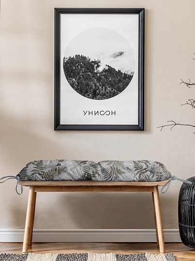 Подушка на скамью Унисон Fern