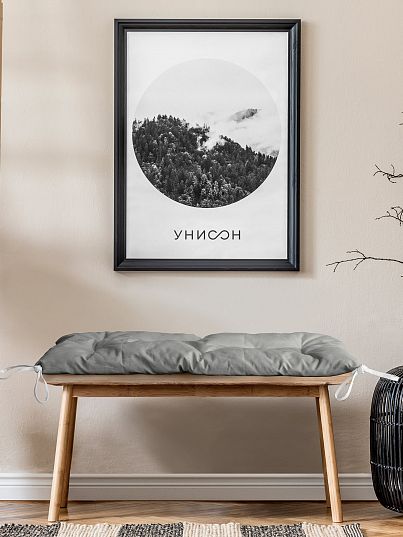 Подушка на скамью "Basic", Унисон