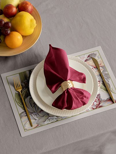 Комплект сервировочных салфеток (плейсматов) "Душистый пион", Mia Cara