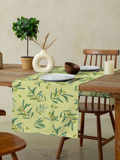 Скатерть-дорожка Унисон Olive