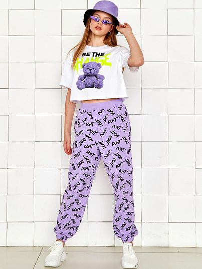 Брюки Soft lines Лиловый, Juno