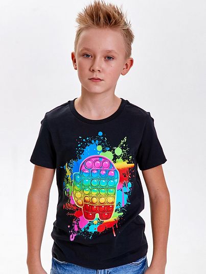 Футболка "Pop It", черный, Juno