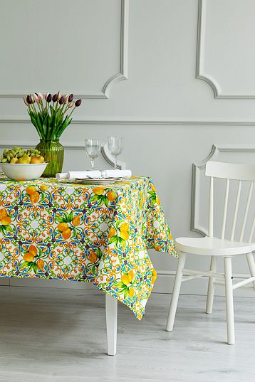 Скатерть рогожка "Lemonade", Mia Cara