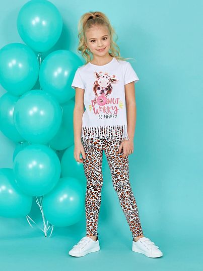 Лосины Juno Леопард