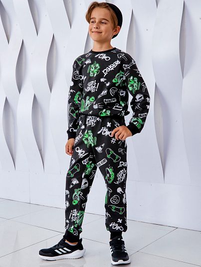 Брюки "MAKE CONTACT", черный, Juno