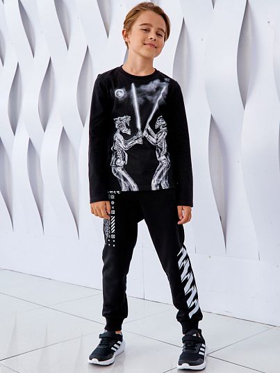 Брюки "CYBER BRO", черный, Juno