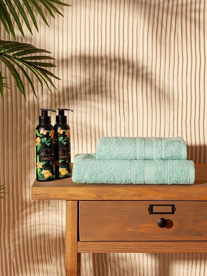 Комплект полотенец "Барбара", мятный, Mia Cara