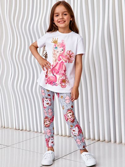 Брюки Miss Pink Разноцветный Рисунок, Juno