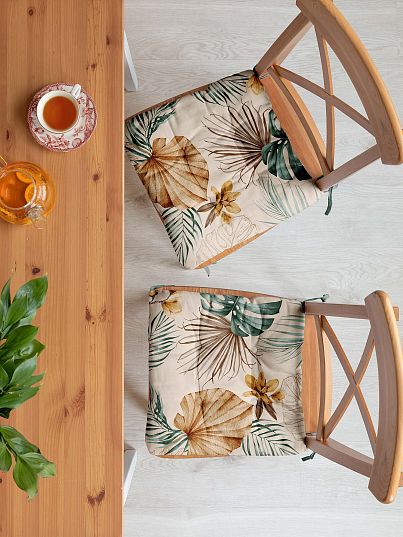 Комплект подушек на стул Mia Cara Tropical palm