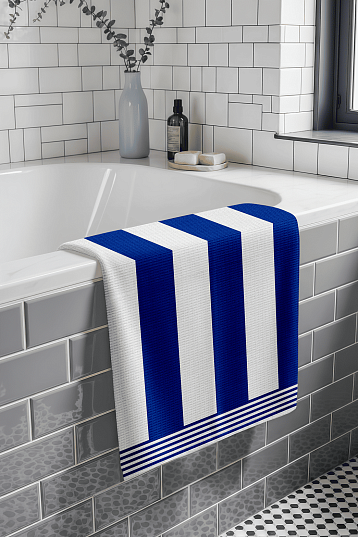 Полотенце Унисон Синие полосы