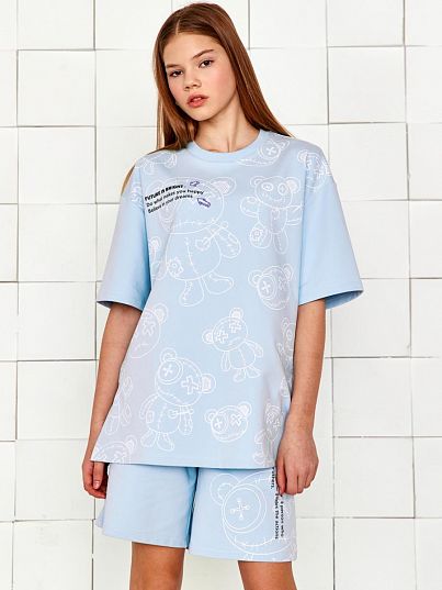 Комплект Soft lines Голубой, Crazy Getup