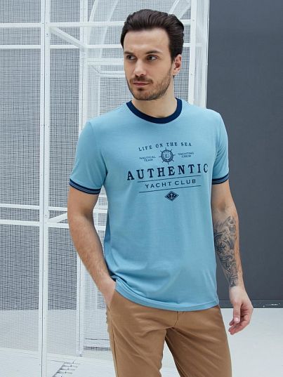 Футболка "Cruise", серая мята, BeGood