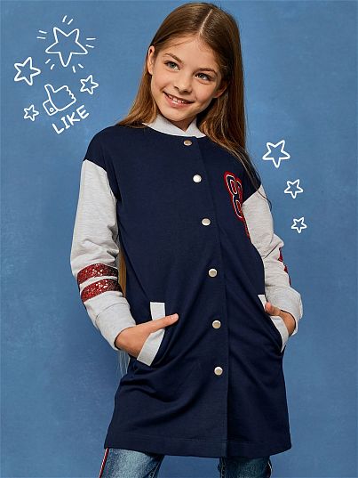 Удлиненный бомбер "Звезды", Juno