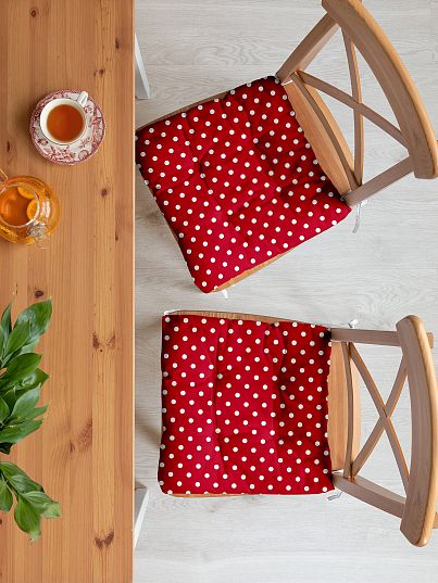 Комплект подушек на стул Mia Cara Горох