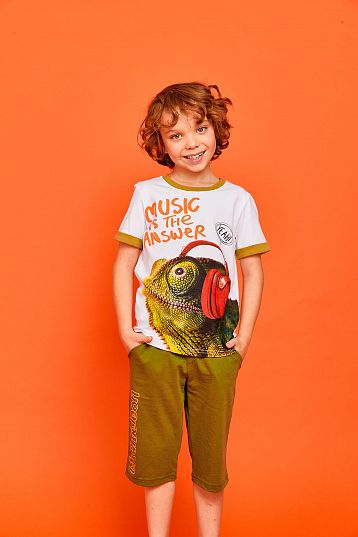 Футболка для мальчика "Chameleon", Juno