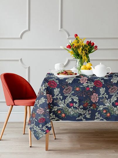 Комплект скатерть рогожка + 6 салфеток "Edem", Mia Cara