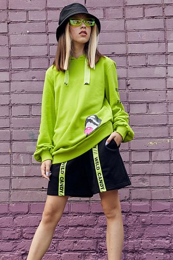 Свитшот Wild Candy Зеленый неон, Juno