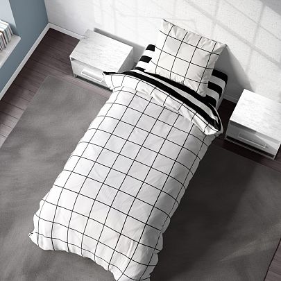 Постельное белье для подростков "Grid paper", Crazy Getup Постельное белье для подростков "Grid paper", Crazy Getup